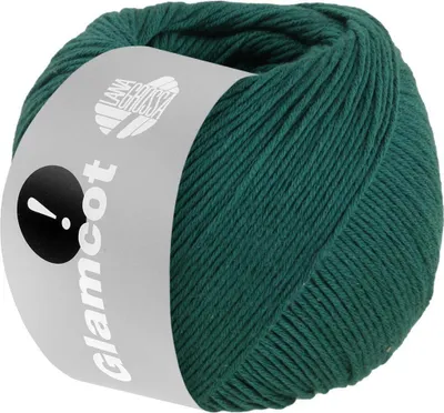 Produktbild von Lana Grossa GLAMCOT zart glänzende, multifile Baumwoll-Viskosemischung 155 m  Farbe 016 - Opalgrün
