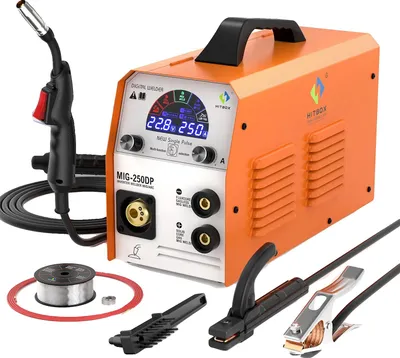 Produktbild von MIG-Schweißgerät, 6-in-1-Funktionalität, 220V synergische Steuerung, benutzerfreundlich, MIG250 DP