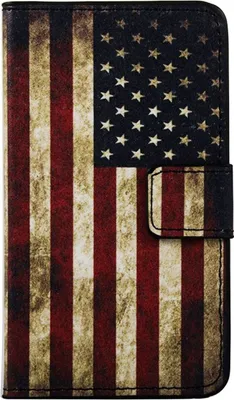 Produktbild von Handyhülle Tasche für Handy Microsoft Lumia 850 Retro Fahne USA