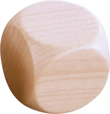 Produktbild von TimeTEX Blanko-Holzwürfel, 25 mm, 10 Stück im Beutel