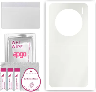 Produktbild von apgo Rückseite Schutzfolie, Matt, kompatibel mit Vivo X100 Ultra, Hinten Hydrogel-Displayschutzfolie mit Positionierhilfe, kratzfest, einfache Montage