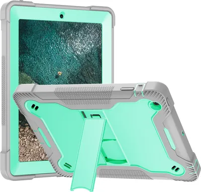 Produktbild von Schutzhülle für iPad 2/3/4, 3 Schichten mit Ständer Strapazierfähig Hülle für iPad 2/ iPad 3/ iPad 4 Minze