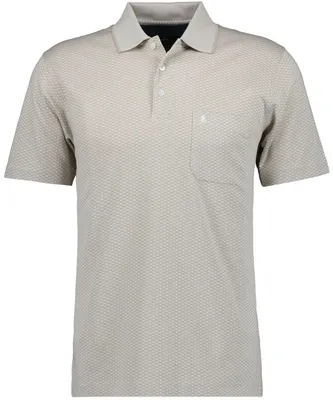 Ragman Polo jaquard in beige