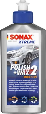 Produktbild von SONAX XTREME Polish+Wax 2 Hybrid NPT (250 ml) schonende Politur mit mittlerer Wi