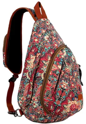 Immagine prodotto di Solidchoice - Zaino a tracolla per donna, ideale per viaggi e escursioni