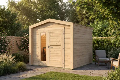 Productafbeelding van Tuinhuis Killarney, 250x250 cm, in natuurlijke staat, 28 mm dik