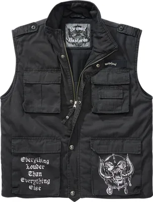 Produktbild von Brandit Motörhead Ranger Weste Schwarz 2XL Mann Schwarz 2XL