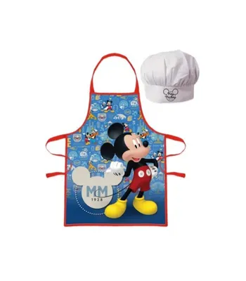 Zdjęcie produktu dla Fartuch dziewczęcy z czapką kucharską Mickey Mouse