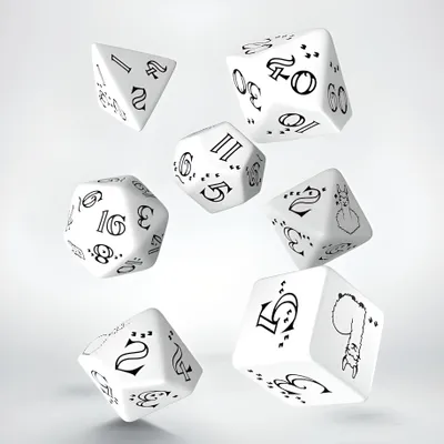 Produktbild von Bright Llama Dice White/Black (7)