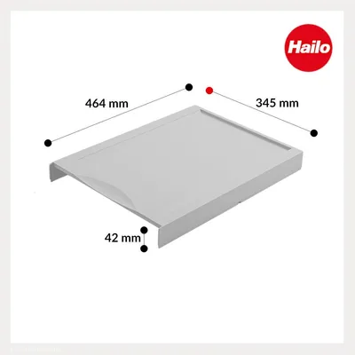 Produktbild von Hailo Deckel 1126569 grau 345 x 464 x 42 mm