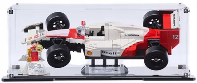 Produktbild von Blacked Brick Vitrine für LEGO® 10330 ICONS – McLaren MP4/4 & Ayrton Senna