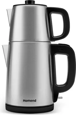 Obrázok produktu pre Karaca Homend Royal Tea 1728EU turecký čajník 1,8 l, 2000 W, nerezový filter, čierny