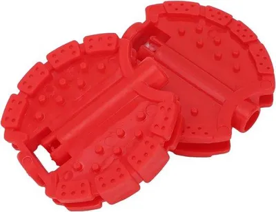 Immagine prodotto di Pedali di ricambio per biciclette per bambini - 2 pezzi - in plastica - per passeggini e biciclette - anteriori - per tricicli - pedali