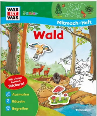 Produktbild von WAS IST WAS Junior Mitmach-Heft Wald