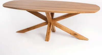 Produktbild von Casa Padrino Luxus Massivholz Esstisch Naturfarben 180-330 cm - Ausziehbar