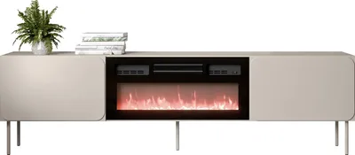 Produktbild von MIRJAN24 TV-Schrank Rafael 200 EF mit kamin mit zwei Drehtüren (Farbe: Cashmere)