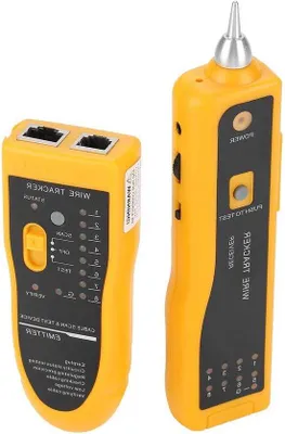Zdjęcie produktu dla Miernik kabli Ethernet LAN – ręczny tester kabli