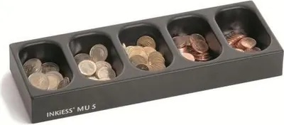 Produktbild von Muldeneinsatz MU 5 5 Fächer schwarz