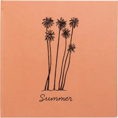 Image de Exacompta Album photos livre 30 pages noires Summertime Orange 16346E