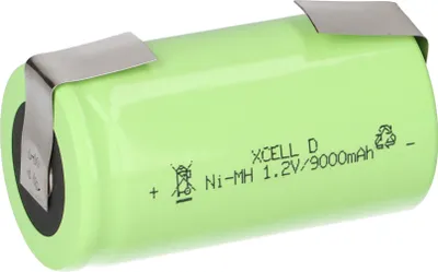 Obrázok produktu pre Monobatéria XCell Flattop Ni-MH 1,2 V 9000 mAh D s U-pájkou