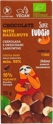 Obrázok produktu pre BEZLEPKOVÁČOKOLÁDA S ORIEŠKAMI 50 g - ME GUSTO (SUPER FUDGIO)