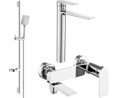 Zdjęcie produktu dla Mexen Zero DS62 zestaw wannowy, chrom - 7113DS62-00
