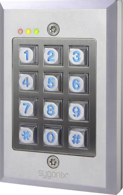 Zdjęcie produktu dla Sygonix Codeschloss Aufputz, Unterputz IP65 mit beleuchteter Tastatur