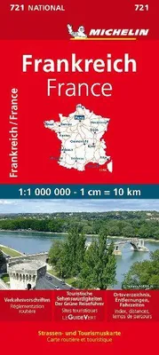 Produktbild von Michelin Frankreich einseitig 1 : 1 000 000