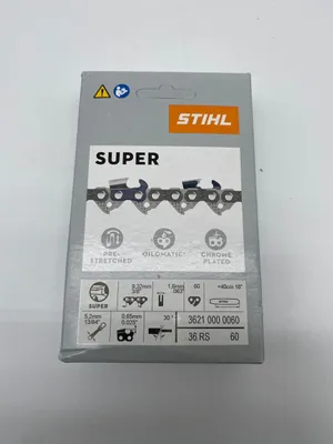 Produktbild von STIHL 36 RS 60 Sägekette Rapid Super 40cm 3/8" 1,6mm 60 TG (3621 000 0060)