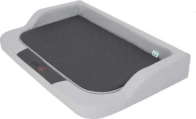 Produktbild von Orthopädisches Hundebett Grau 75x50x15cm Komfortkissen
