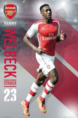 Produktbild von Fußball - Poster - Arsenal - Welbeck 14/15