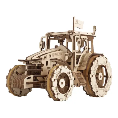 Image de puzzle mécanique 3D en bois Tracteur gagne