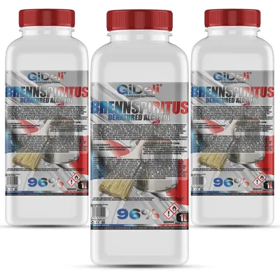 Zdjęcie produktu dla Bezbarwny spirytus do czyszczenia, odtłuszczania, do użytku domowego, w warsztacie, jako płyn do rozpałania. GiDeli