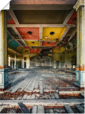 Produktbild von ARTland Poster Lost Place - Der letzte Tanz Tanzsaal Größe: 30x40 cm