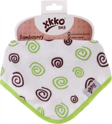 Produktbild von BMB Spirals&Bubbles - Limettenspiralen Lätzchen (1St.)