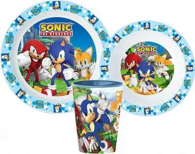 Produktbild von Sonic Essgeschirr 4-tlg. Mikro + Becher 260 ml