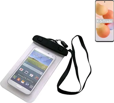 Produktbild von K-S-Trade Schutz Hülle Handy Hülle Kompatibel mit Xiaomi Civi Beach Bag wasserdicht 16cm x 10cm Schutzhülle Staub Sand Flachwasser Beachbag Case