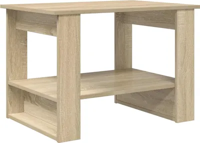 Image de vidaXL Table basse chêne Sonoma 72 x 50 x 50 cm Bois composite