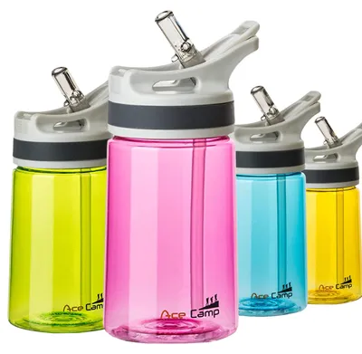 Produktbild von AceCamp Trinkflasche BPA-frei 350 ml Rosa Springdeckel wiederverwendbar