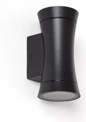 Produktbild von Wandleuchte Außen Aluminium Aynik Schwarz