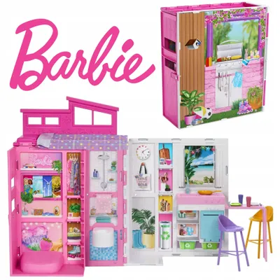 Produktbild von Barbie Fashionistas Cozy House Puppenhaus Spielzeug für Mädchen