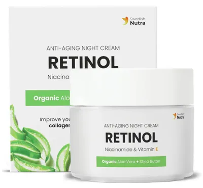 Obrázek produktu pro Swedish Nutra Noční pleťový krém s retinolem, 50 ml