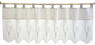 Luspanneaux aus Polyester, Weiß, 50 x 145 cm
