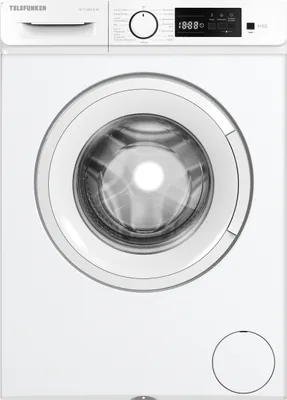 Telefunken Waschmaschine 7kg | Frontlader 1200 U/Min. | Inverter Motor | AquaStop | Schontrommel | W-7-1200-B-W weiß