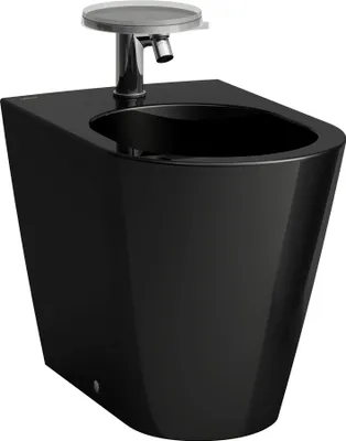 Produktbild von LAUFEN Laufen Standbidet KARTELL 1 Hahnloch-Ausführung schwarz