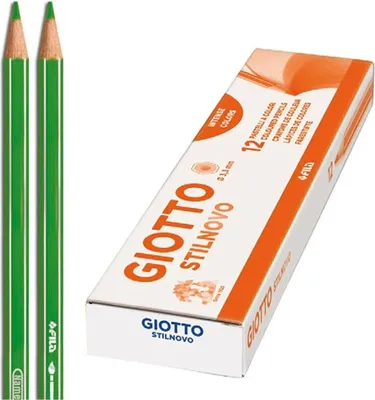 Zdjęcie produktu dla FILA Giotto Stilnovo Pastels Green 12 sztuk Wysoka jakość Łatwe ostrzenie