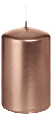 Produktbild von Wiedemann stumpfe Kerze - rose gold - 6 x 8 cm - 29 Stunden