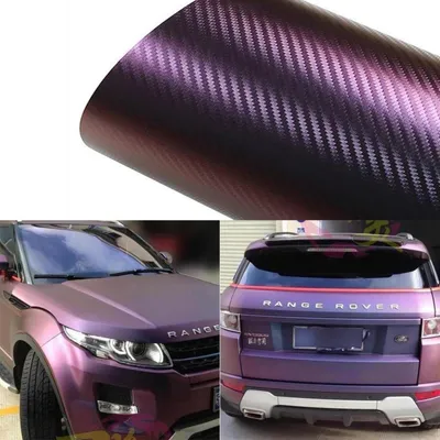Obrázok produktu pre Fólia na auto, efekt "chameleón", fialová, matná, 30 x 152 cm, PVC