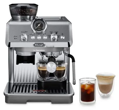 Zdjęcie produktu dla De’Longhi Dedica Arte EC9255.M, Ekspres do espresso, 1,7 l, Ziarna kawy, Wbudowany młynek, 1400 W, Stal
