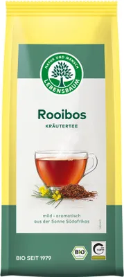 Zdjęcie produktu dla HERBATKA ROOIBOS LIŚCIASTA100 g - LEBENSBAUM